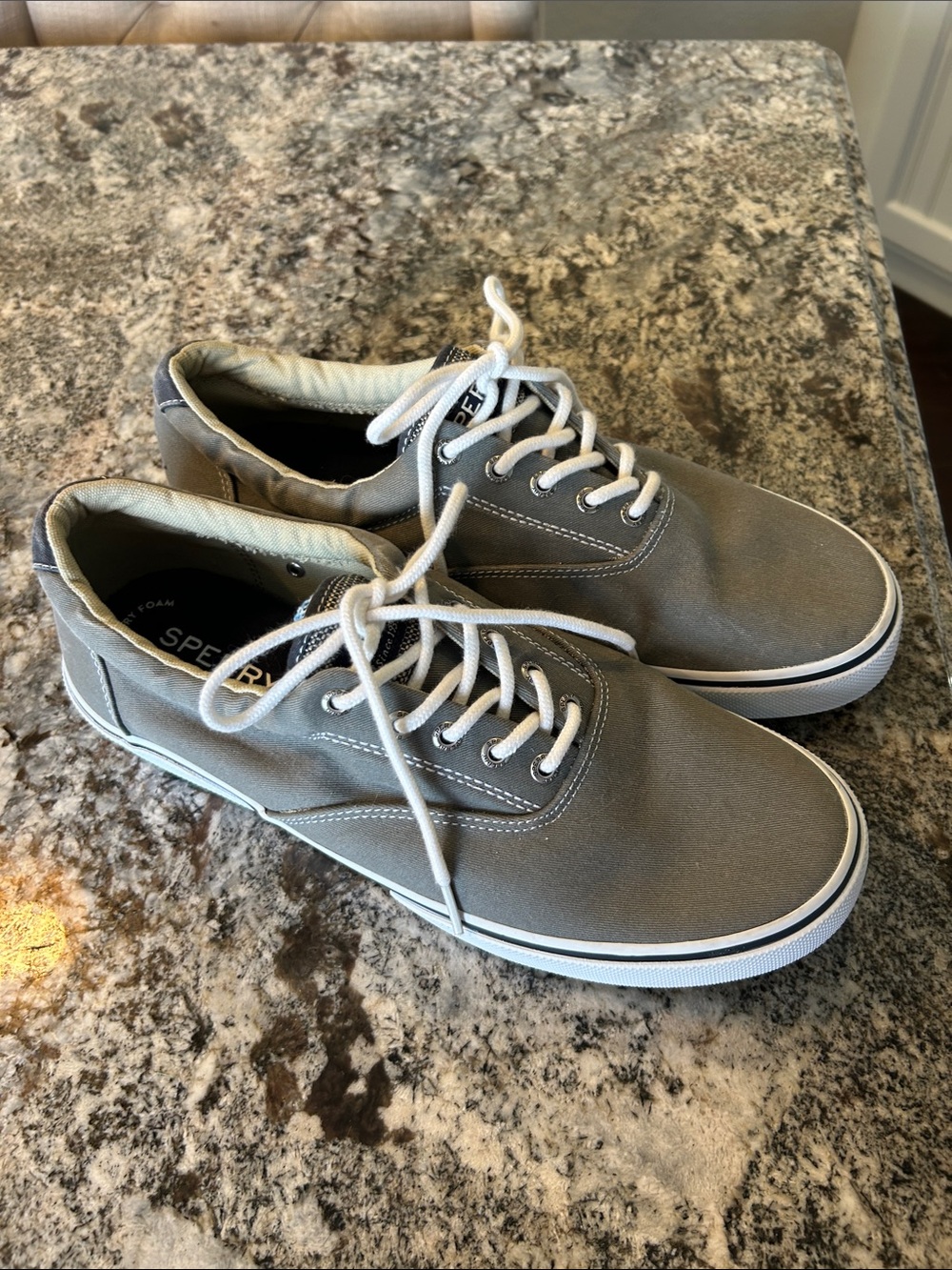 Sperry Halyard CVO Sneakers with White Accents 11.5